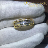 Yellow Gold Filled Mens Band 7-13 Rings