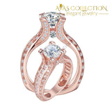 Engagement Ring Square Bottom Rings