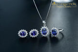 Classic Royal Blue Jewelry Set Sets