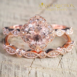 2 Pcs/Set GP Rose Gold - Avas Collection