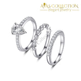 10 Designs Luxury Womens Engagement Rings/ Wedding Sets 7 / Ring H Bands