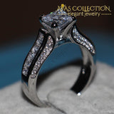 Princess Cut 2Ct Engagement Ring Rings