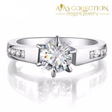 1.25 Carat Round Cut Engagement Ring Rings