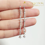 Long Dangle Drop Earrings
