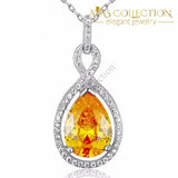 Pear Cut 5 Carat Pendant Pendants