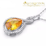 Pear Cut 5 Carat Pendant Pendants