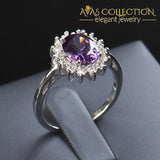 2Ct Oval Cut Ring Rings