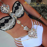 Luxury Crystal Waist Chain Statement Jewelry - Avas Collection