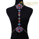 Luxury Crystal Waist Chain Statement Jewelry - Avas Collection