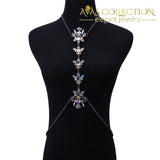 Luxury Crystal Waist Chain Statement Jewelry - Avas Collection