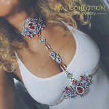 Luxury Crystal Waist Chain Statement Jewelry - Avas Collection