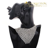 Luxury Hollow Flower Crystal Rhinestone Choker Collar - Avas Collection