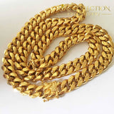 2018 News Arrival 8/10/12/14Mm Stainless Steel Miami Curb Cuban Chain Necklaces Casting Dragon Lock