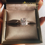 Rose Gold/ Silver Engagement Ring/ Promise Rings - Avas Collection