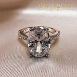 Solitaire Ring for Women Engagement  Ring Rose Gold/Silver - Avas Collection