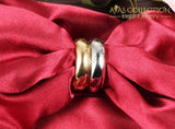Stainless Steel Enhanced 14K Gold Male Ring Wedding Bands