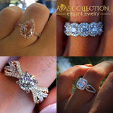 Luxury 4 Styles Wedding Rings Engagement