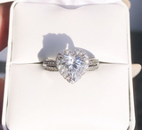 2 Carat Heart Cut Engagement Ring/ Fashion Ring/ Promise Ring
