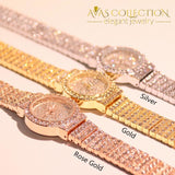 Elegant Rhinestone Wristwatch Womens Watches
