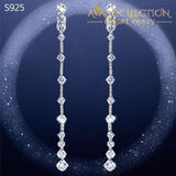Long Dangle Drop Earrings