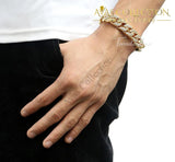 Cuban Bracelet Iced Out Rhinestones Chain & Link Bracelets