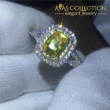 1 Carat Yellow Ring Rings