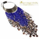 Resin Tassels Bib Necklace Choker Necklaces