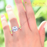 5 Carat Cushion Cut Rings