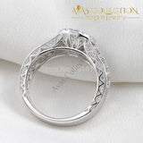 1.8 Ct Halo Wedding Ring Rings