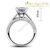 1.5 Ct Princess Cut Rings