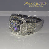 Mens 3Ct Band Rings