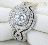 3Pcs Wedding Set Rings