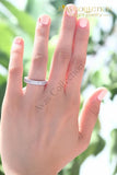 Vintage Style Eternity Band Rings