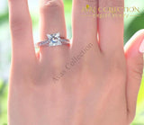 1.5 Ct Princess Cut Rings