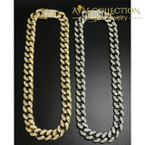 Iced Out Miami Chain Set Pendant Necklaces