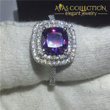 3 Carat Purple Ring Rings