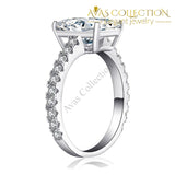 Luxury 3 Ct Rectangle Engagement Ring Rings