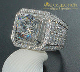 Luxury 4Ct White Gold Filled Ring Rings