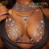 Beautiful Brassiere Body Jewelry Chain Necklaces