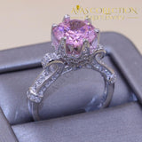 Round Cut Pink 2 Carat Ring Underwear