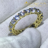 Eternity Band 14K Yellow Gold Filled Rings