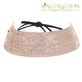 Hot Luxury Rhinestone Choker Statement Necklace - Avas Collection
