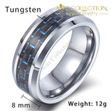 Couples Wedding Ring  Set/ Blue - Avas Collection