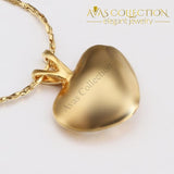 24K Gold Filled Heart Necklace Pendant Necklaces