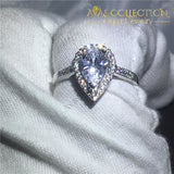 Pear Cut 3Ct Engagement Ring Rings