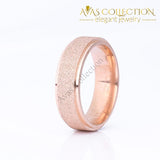 Titanium Steel Ring /black /rose /gold /silver Frosted Rings