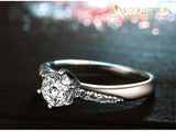 Fine 2.5Mm 0.5 Carat Engagement Ring Rings