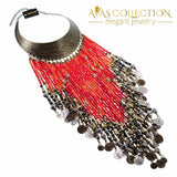 Resin Tassels Bib Necklace Choker Necklaces