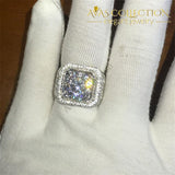 Luxury 4Ct White Gold Filled Ring Rings
