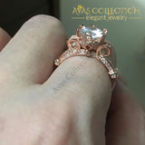 Round Cut 2 Carat Engagement Ring Underwear